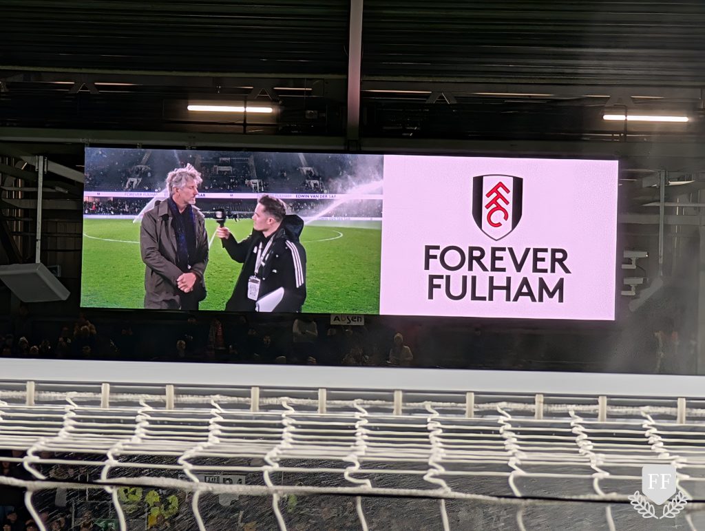 Edwin van der Sar at Craven Cottage