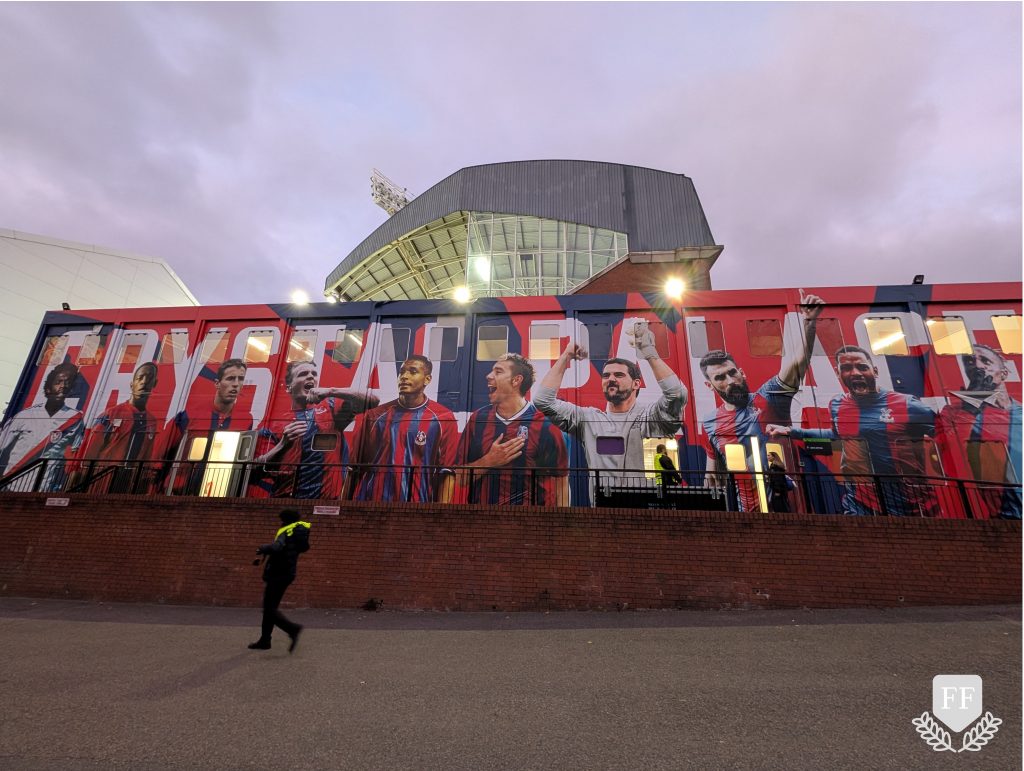 Crystal Palace mural by Selhurst Park