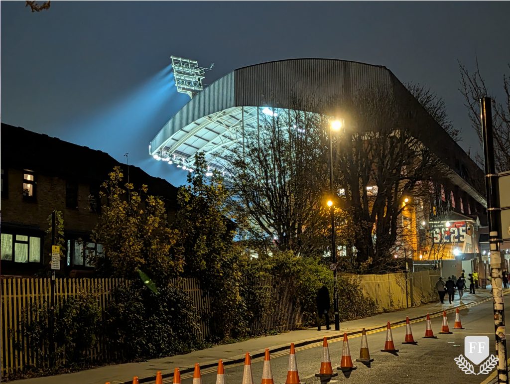 Selhurst Park at night