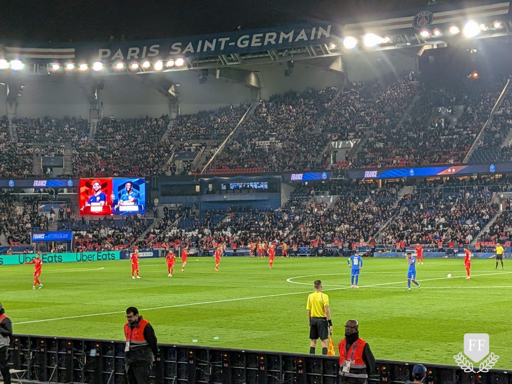 After one of France's goals