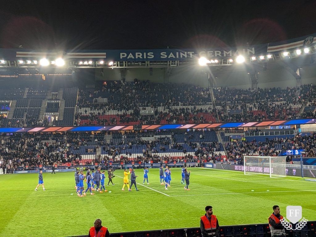 Celebrating France's victory